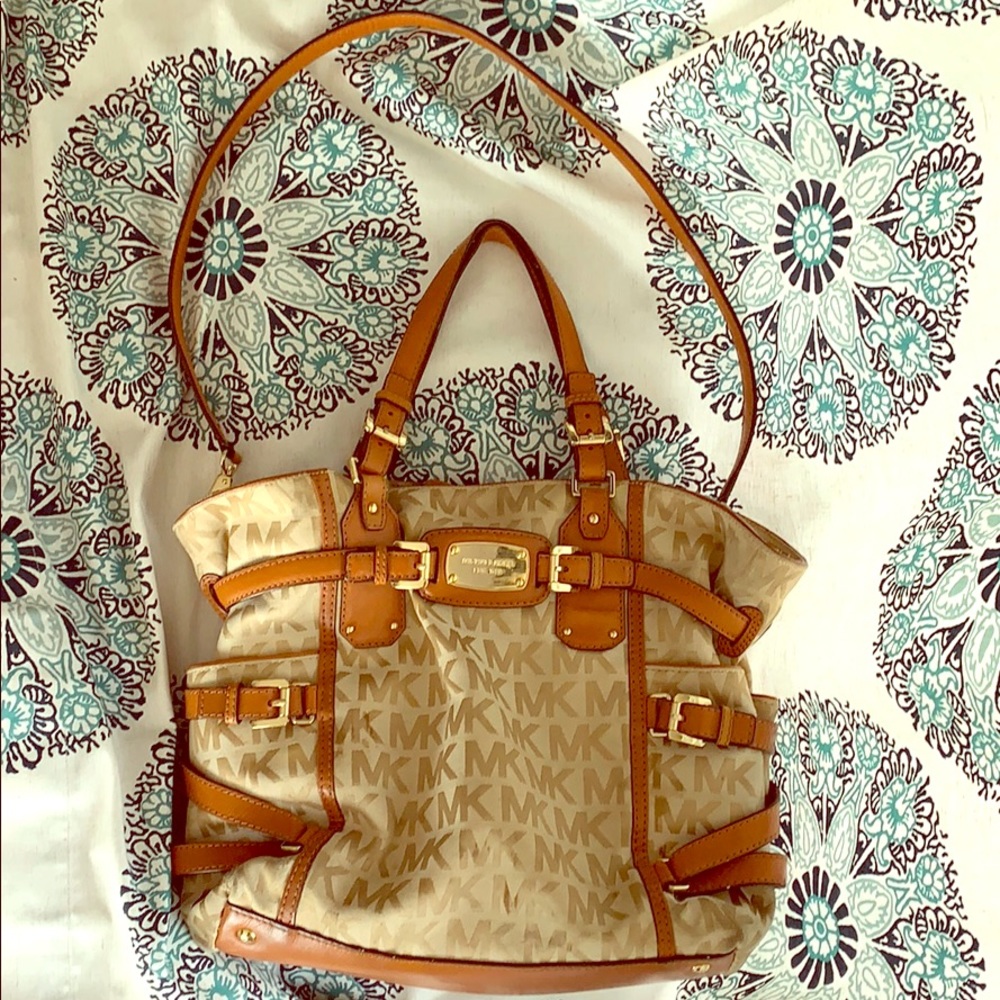 Authentic Michael Kors Mk Monogram Bag